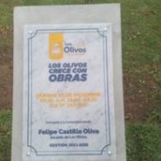 PLACAS DE INAUGURACIÓN DE OBRAS DE MÁRMOL