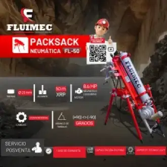 PACKSACK NEUMÁTICA FL - 50 Es una máquina de perforación dia