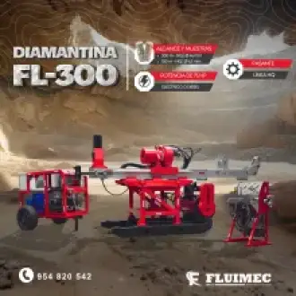 PERFORADORA PACKSACK FL-300 Explora hasta 300 m en NQ y 100 