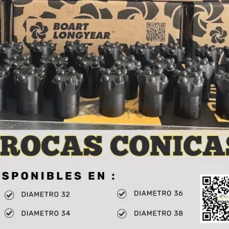 BROCAS CONICAS CONICAS PARA ROCAS MIXTAS 