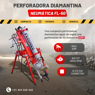 PACKSACK NEUMÁTICA FL-50 equipos para mineria socavon 