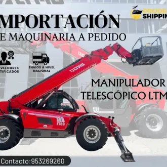 Importación de Maquinaria Manipulador Telescópico para Con