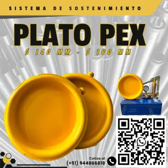 Plato PEX para Sistemas de Anclaje y Sostenimiento Minero