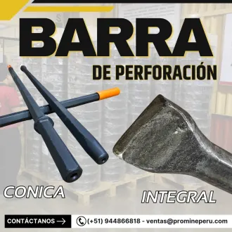 Barras de Perforación Cónicas e Integrales