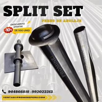Perno Split Set de Fricción - Descuento - Lima