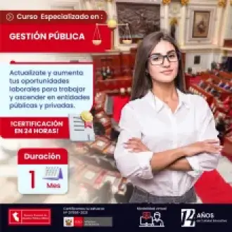 Diploma De Especialización En Gestión Publica 