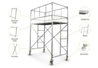 BARANDA PARA ANDAMIO ACROW