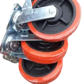 Garrucha de 8 con embone para andamios. 