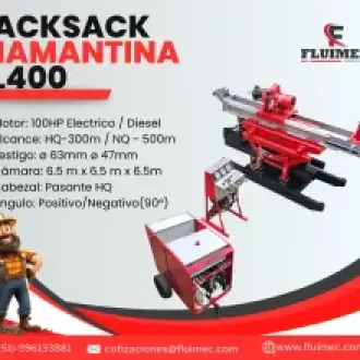PACKSACK DIAMANTINA FL- 400 Equipo de perforación sondaje minero 