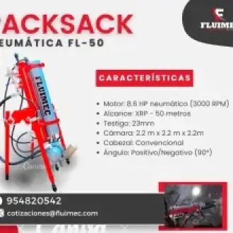  PACKSACK NEUMATICA FL-50 equipo para mineria 