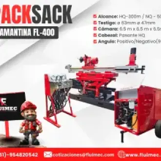 PACKSACK DIAMANTINA FL- 400 equipo para industria minera 
