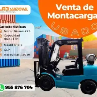 Venta de Montacargas Containero 3 TN