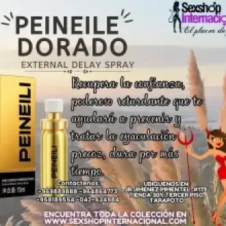 PEINEILI DORADO RETARDANTE CONTRA LA EYCULACION PRECOZ