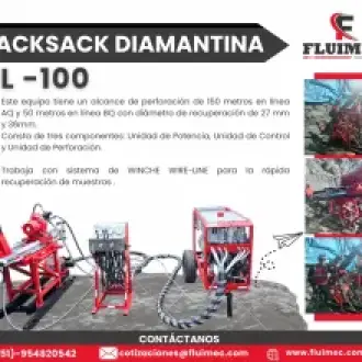  PACKSACK DIAMANTINA FL-100 equipo para mineria 