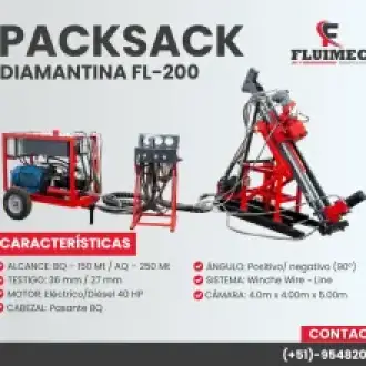 PACKSACK DIAMANTINA FL- 200 equipo para industria minera 