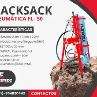 PACKSACK NEUMATICA FL-50 equipo para industria minera 