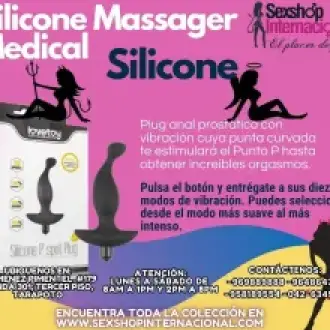 SILICONE MASSAGER MEDICAL ORGASMOS E INTENSIDAD