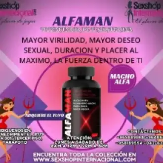 ALFAMAN MAYOR VIRILIDAD Y HOMBRIA PARA SER ALGUIEN DESEADO