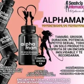 ALPHAMAN LA MAXIMA HOMBRIA Y DURACION EN TUS ENCUENTROS INTIMOS