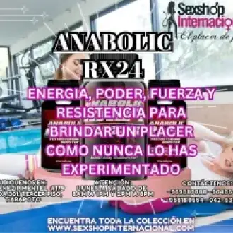 MAYOR FUERZA Y ATRACTIVO CON ANABOLIC RX24