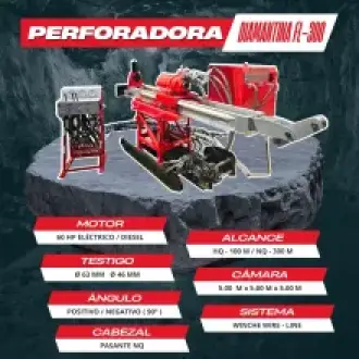  PACKSACK DIAMANTINA FL300 equipo para industria minera 