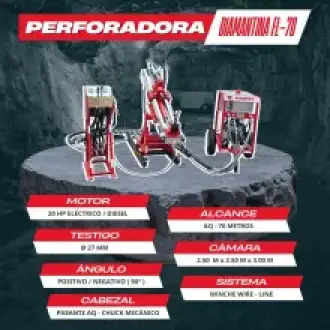 PACKSACK HIDRAULICA FL70 equipo para industria minera 