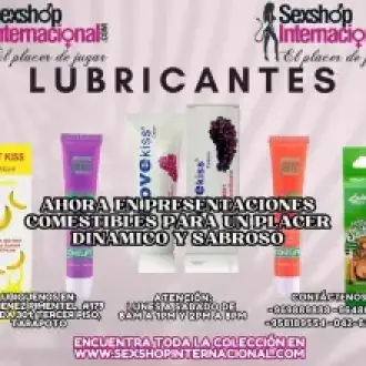 LUBS COMESTIBLES PARA UNA EXPERIENCIA SABROSA Y DESLIZANTE