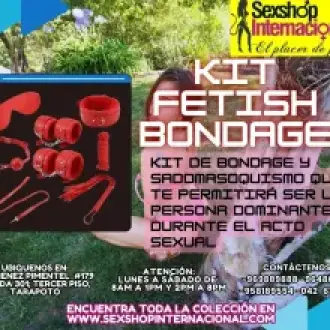 KIT FETICHISMO BONDAGE EN PAREJA Y DIVERSION