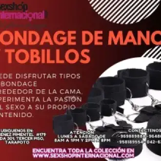 EL JUEGO PARA MANOS Y TOBILLOS BONDAGE PARA TUS FANTASIAS