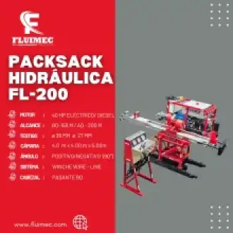 PACKSACK NEUMÁTICA FL50 equipo para mineria 