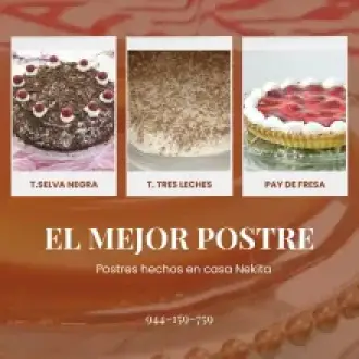 ENDULZA TUS DIAS CON NUESTROS DELICIOSOS POSTRES NEKITA