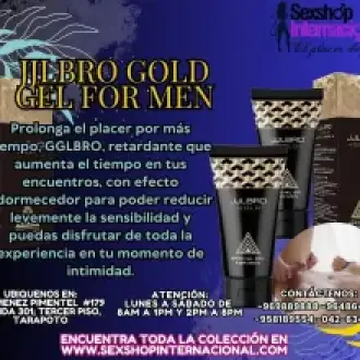 GEL DESARROLLADOR RETARDANTE JJGBRO FOR MEN