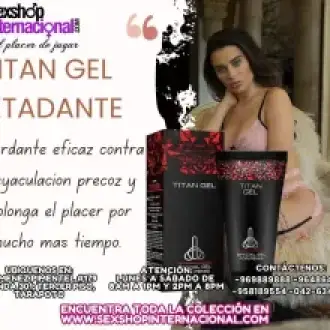 MUCHO MAS TIEMPO PARA DISFRUTAR EN PAREJA CON TITAN GEL SPECIAL FOR PENIS