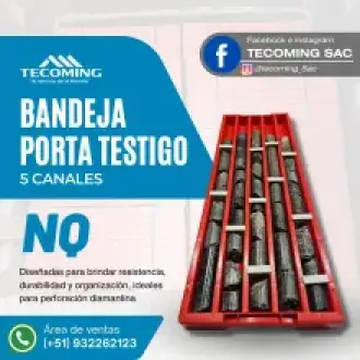 BANDEJA PORTA TESTIGO NQ 5 MTR