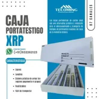 CAJA PORTA TESTIGO XRP RESISTENTE Y DURADERA TECOMING SAC