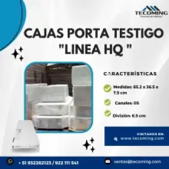 CAJA PORTA TESTIGO LÍNEA HQ 