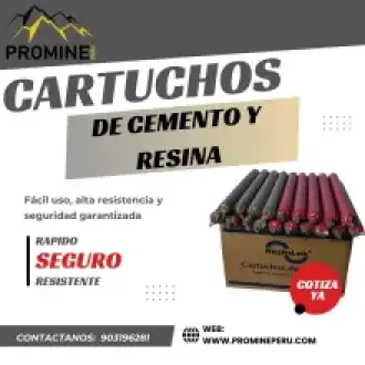 CARTUCHOS DE RESINA Y CEMENTO 
