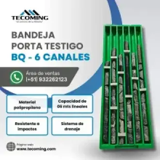 BANDEJA PORTATESTIGO BQ - 6 CANALES 