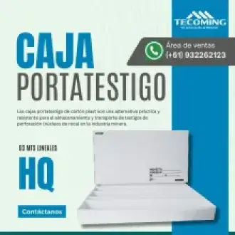 CAJA PORTATESTIGO HQ - CARTÓN PLAT 