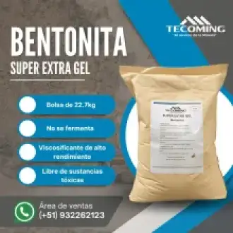 BENTONITA SUPER EXTRA GEL 