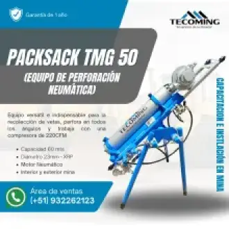 PACKSACK EQUIPO PARA PERFORACIÓN EN EXTERIOR MINA