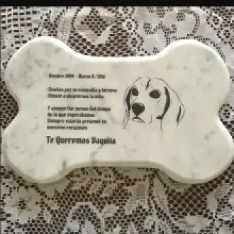 LÁPIDAS PARA MASCOTAS DE MÁRMOL Y GRANITO