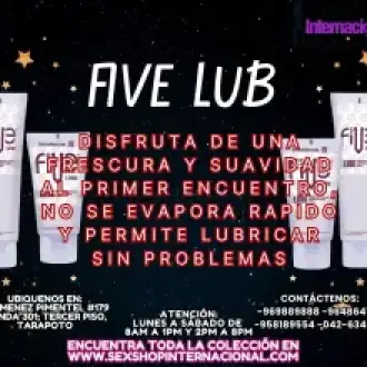 INTENSIFICA TUS ENCUENTROS SIN RIESGOS CON FIVE LUB