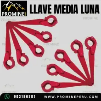LLAVE MEDIA LUNA HERRAMIENTA RESISTENTE Y PRECISA