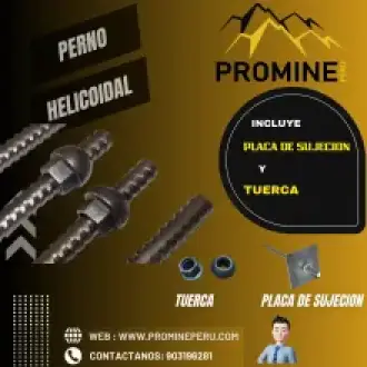  PERNO HELICOIDAL ANCLAJE FUERTE Y SEGURO
