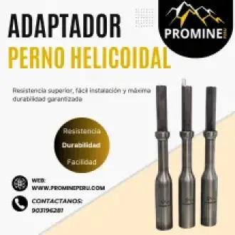 ADAPTADOR PERNO HELICOIDAL CONEXIÓN SEGURA Y RESISTENTE