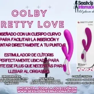 COLBY VIBRADOR CON ESTIMULACION Y AUMENTO DE PLACER PARA LA DAMA