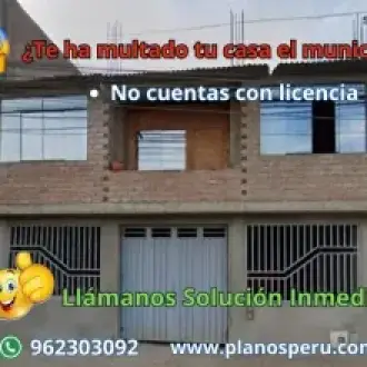 PLANOS SOLUCIONES DE MULTAS DE CONSTRUCCION SIN LICENCIA