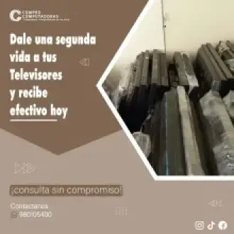 COMPRAMOS TELEVISORES
