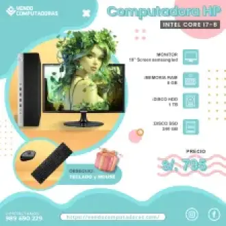 Computadoras de calidad rendimiento garantizado.